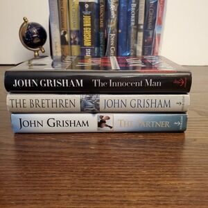 John Grisham NEW Lot of 3 The Innocent Man‎ 06, The Brethren 00 & The Partner 97